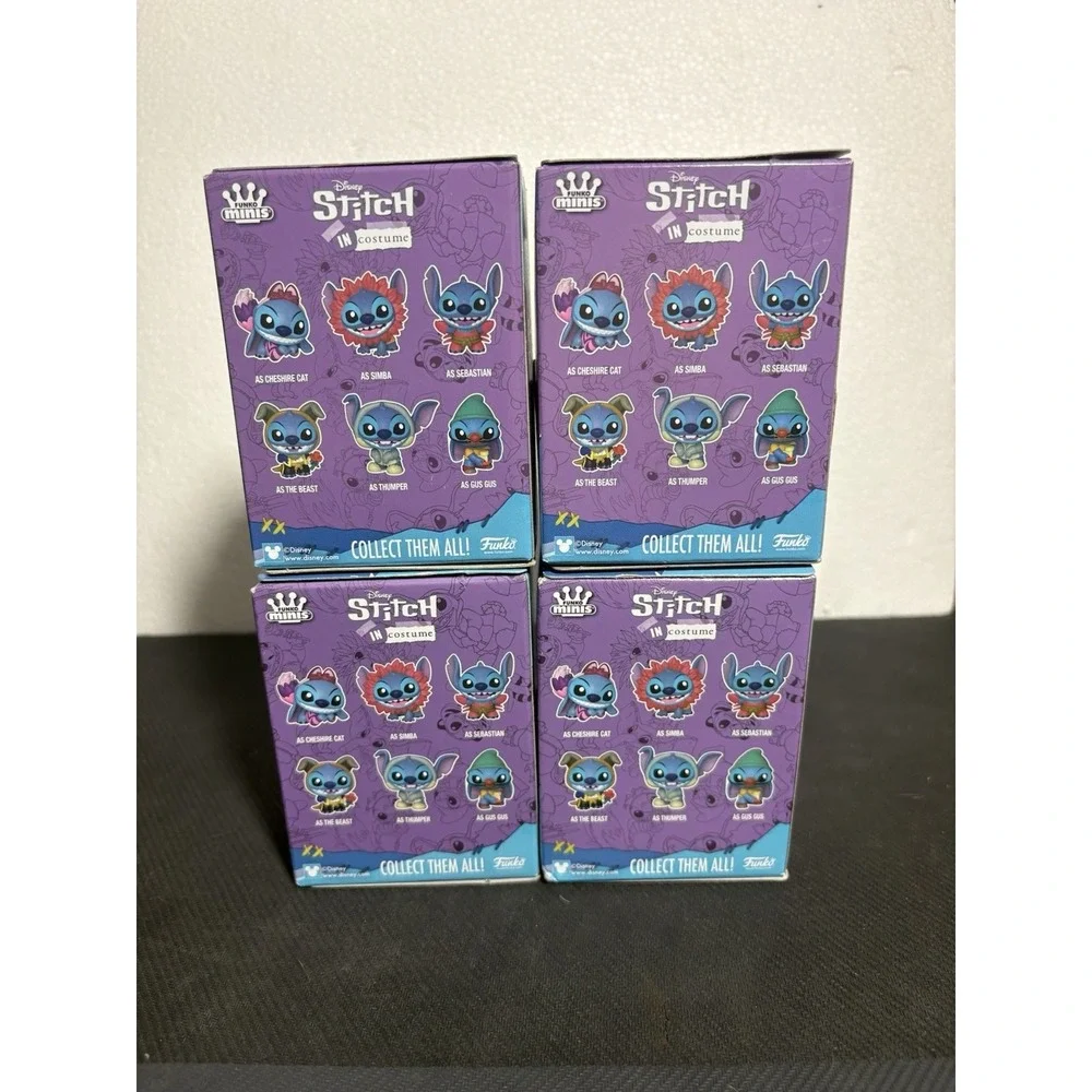 Funko Disney Lilo & Stitch Minis in Costume Bundle Lot X4 - New in Box Sealed!